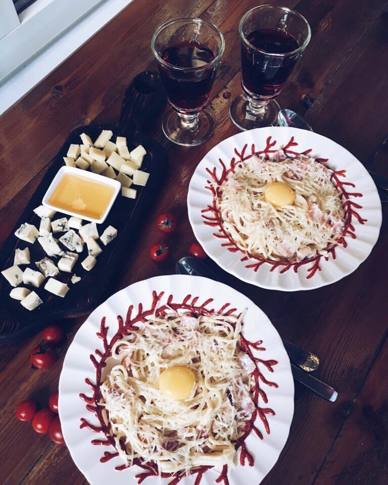 Карбонара - вкусное и сытное блюдо. 