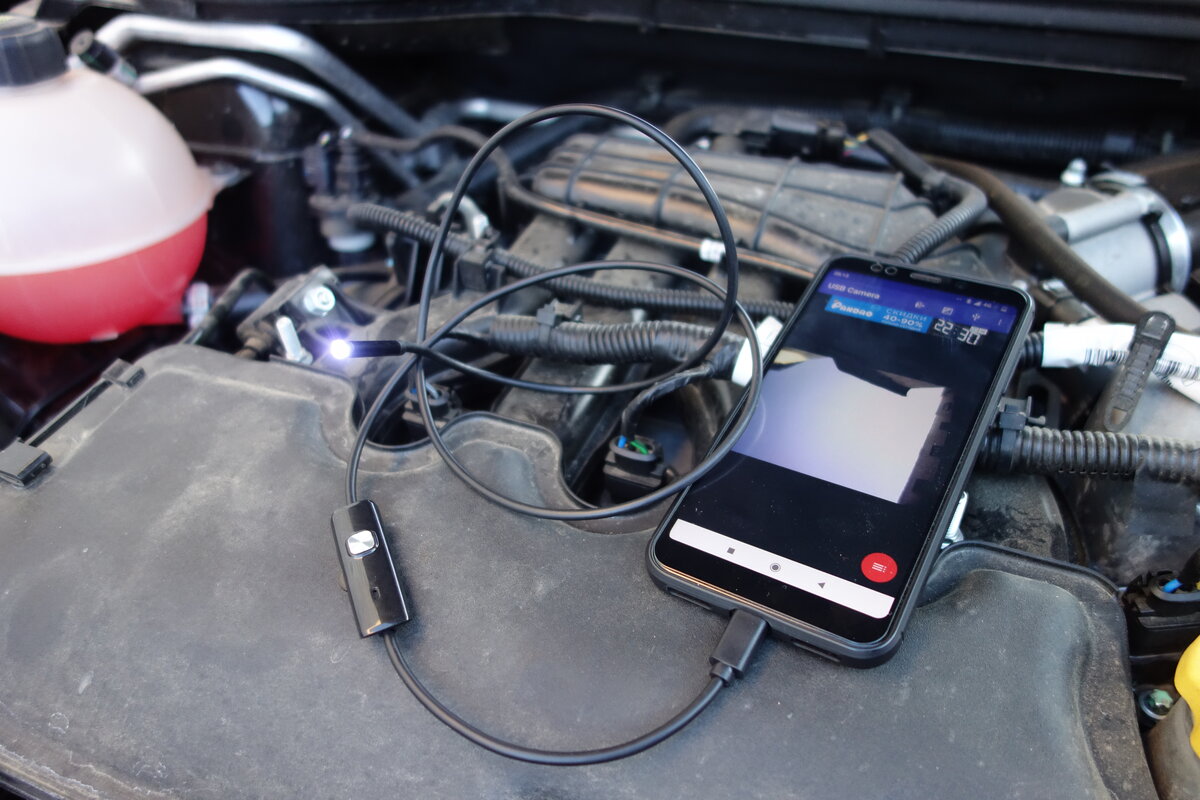 Делать это я буду с помощью дешевого китайского эндоскопа подключаемого к смартфону, приобретенного на всем известном китайском сайте. 