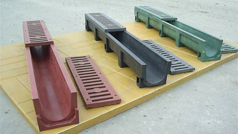 Полимерпесчаные лотки для ливневой канализации