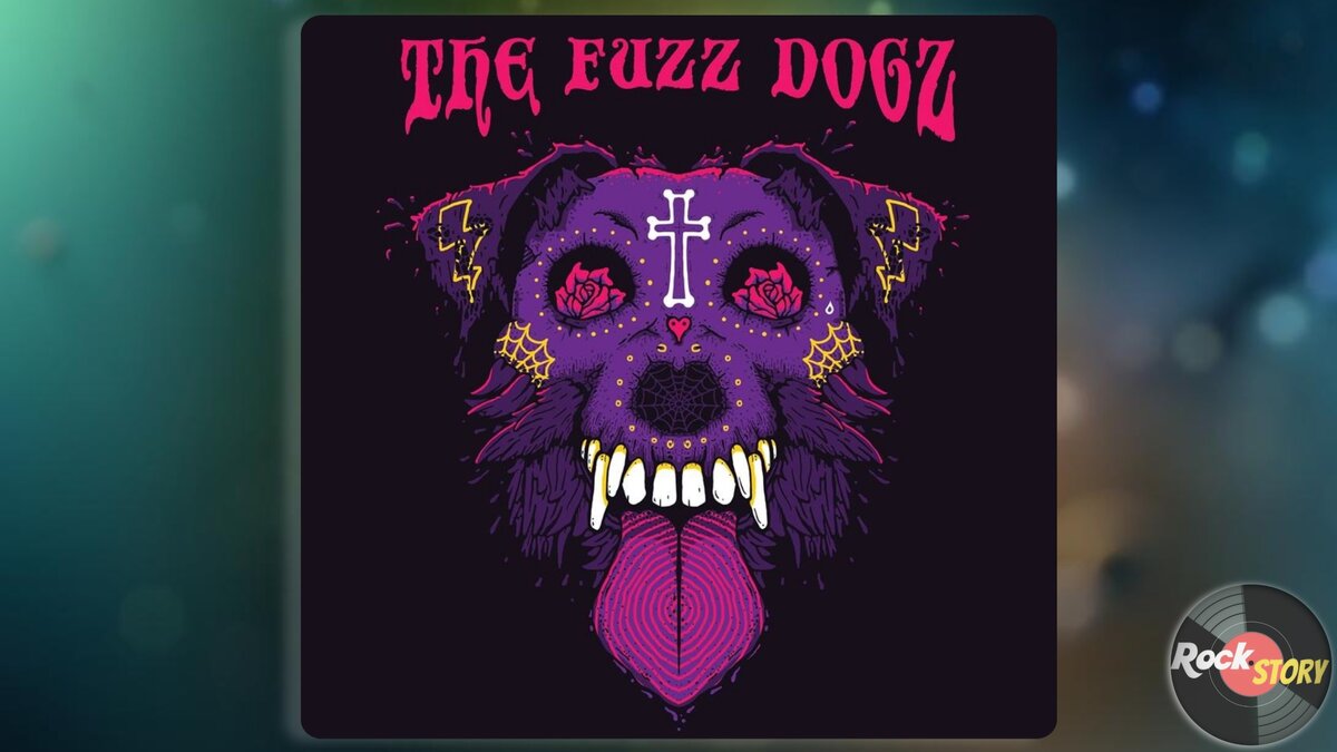 На фотографии обложка дебютного альбома  The Fuzz Dogz - Basement Blues Pt. 1.