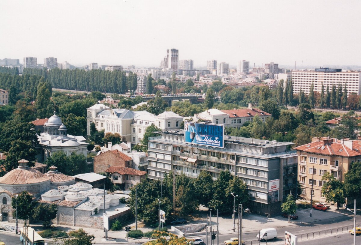 Панорама Пловдива с холма Небет Тепе