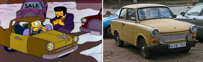 Гомер симпсон в машине