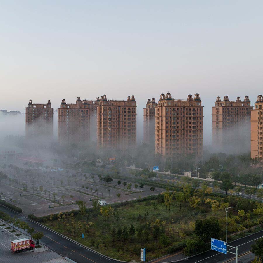 Китайский город-призрак Кангбаши