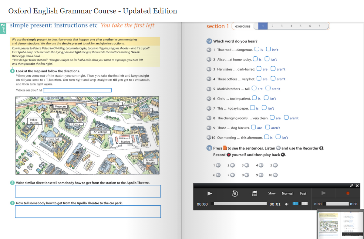 E-book уровня intermediate. Скриншот с сайта elt.oup.com