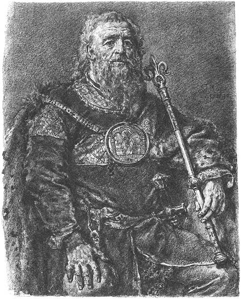 Мешко III Старый, рисунок Яна Матейко