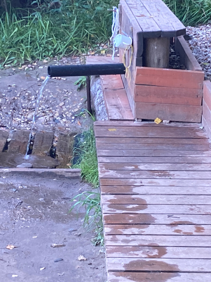 Очень удобно набирать воду