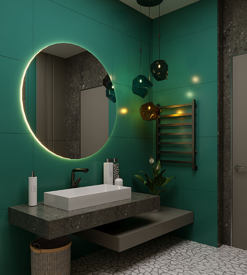 моноколор "Морская волна"