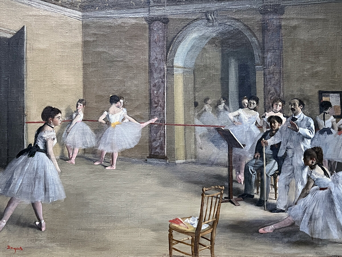 «Танцевальный зал в Опера на улице Пелетье», 1872 г., музей Орсе, Париж. Фото автора