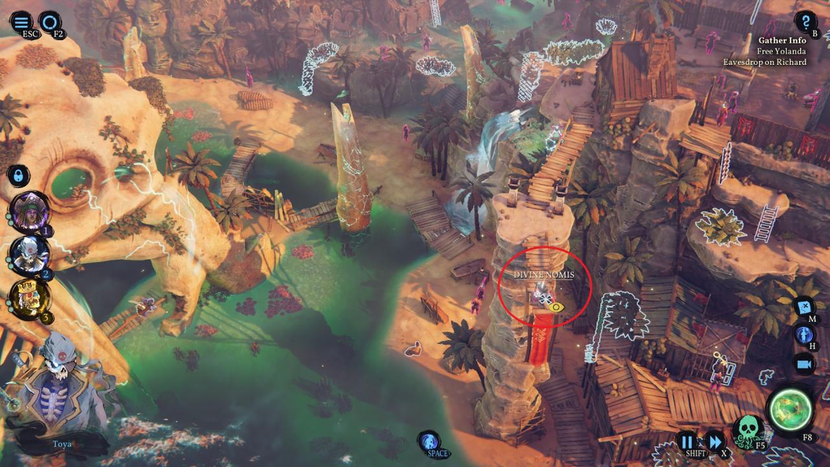 ✅Этот гайд по игре Shadow Gambit: The Cursed Crew поможет вам найти всех разработчиков на разных картах. При игре вам следует нажать «h», чтобы выделить врагов и видеть их имена.-60