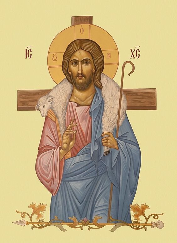 «Пастырь Добрый» - Наш Господь Иисус Христос. Источник: https://ru.pinterest.com/pin/376121006388505645/