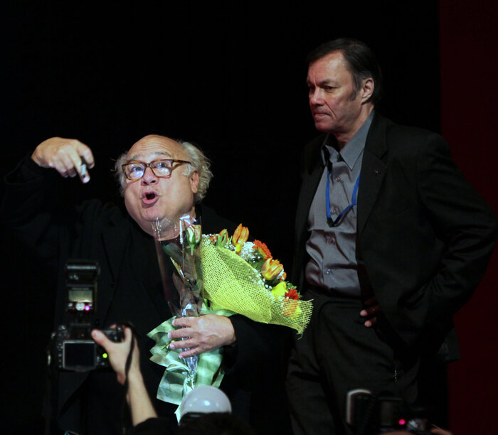    Василий Горчаков с актером Дэнни Де ВитоLegion media