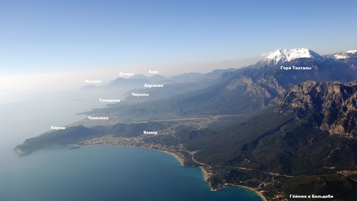 Курорты региона Кемер