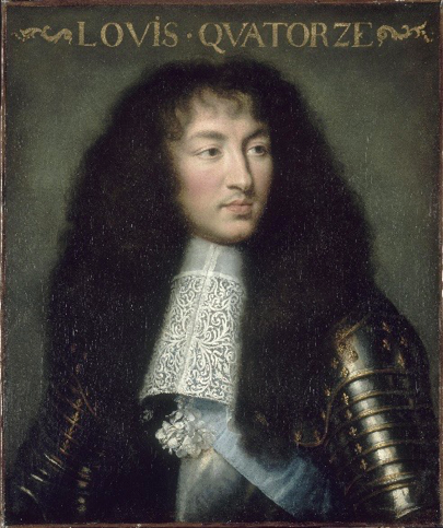 Шарль Лебрен, Людовик XIV король Франции, ок 1662 года, Версаль.