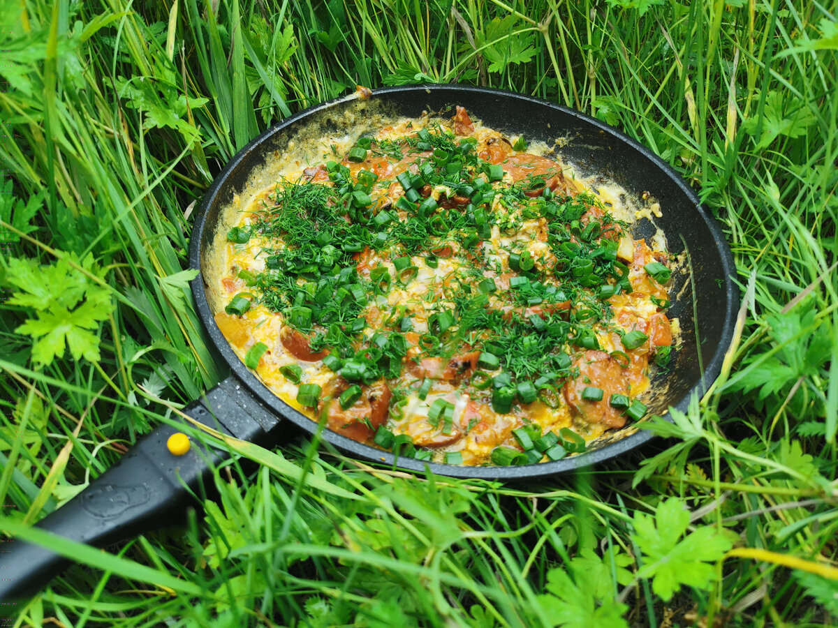 Яичница удалась... Фото "Лодочник"