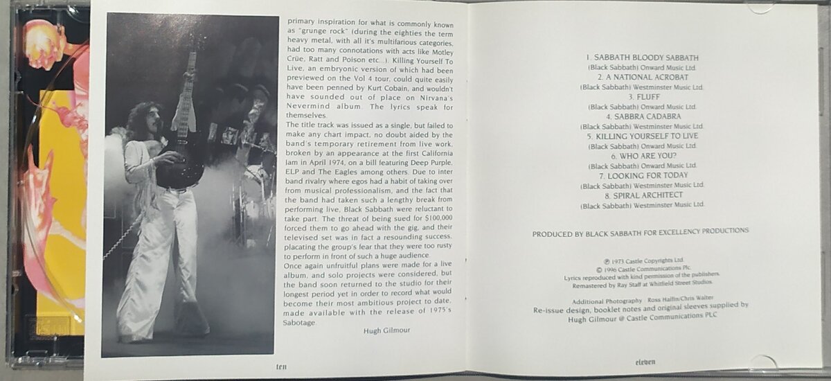 Black Sabbath "Sabbath Bloody Sabbath" CD - booklet 2
