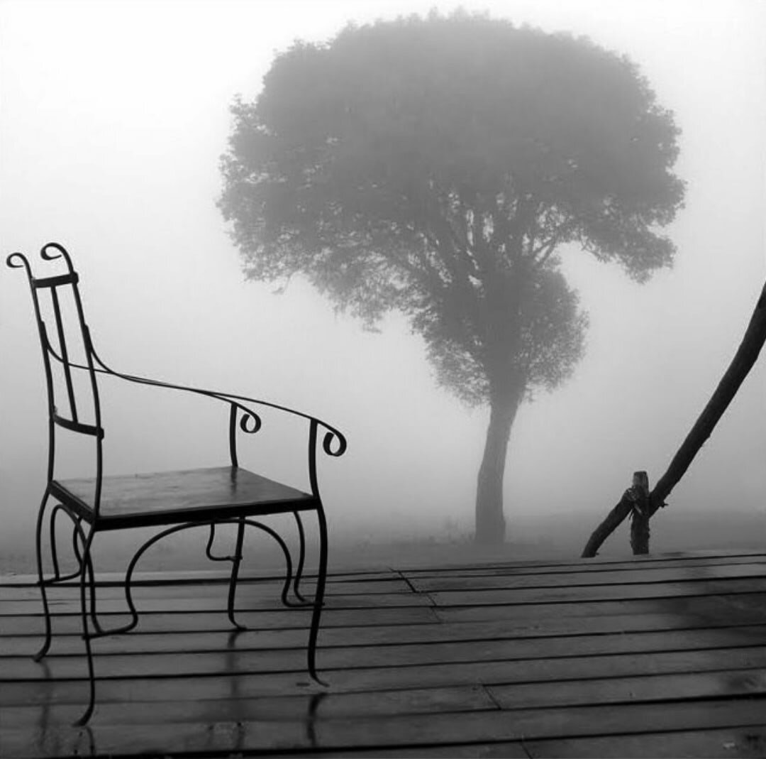 Одинокая скамейка