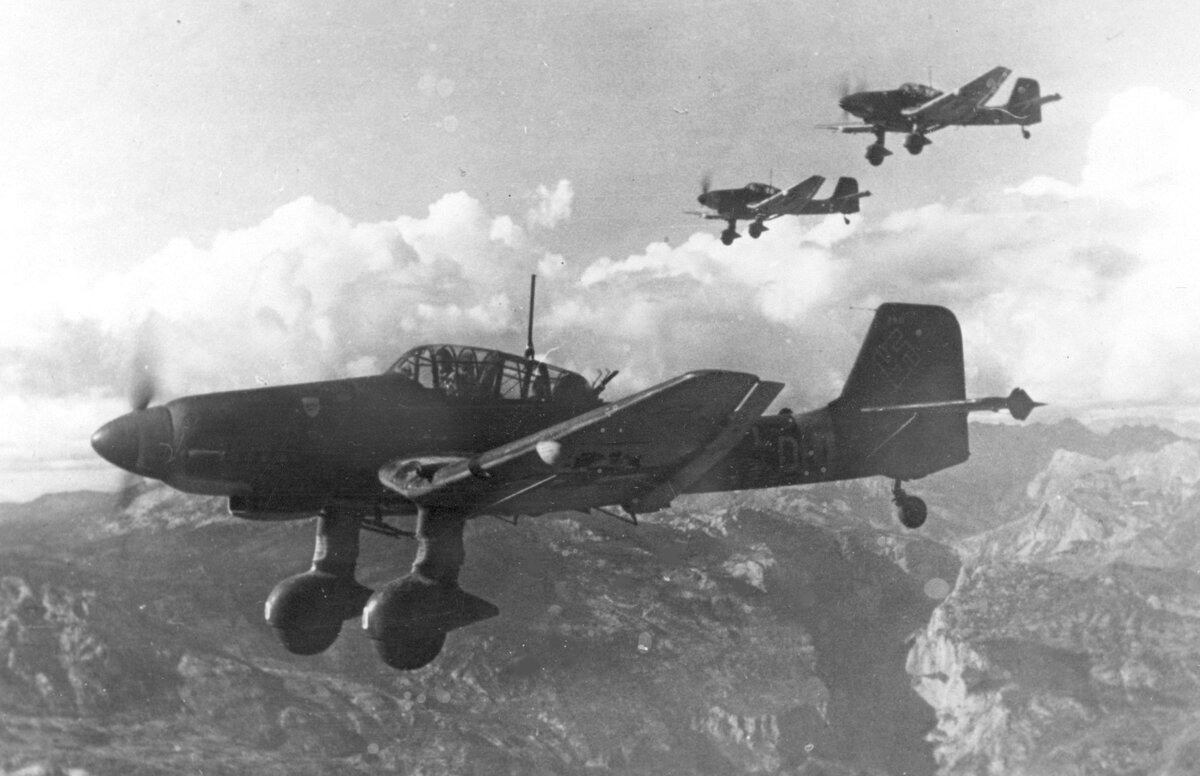 Ju-87. Источник фото: https://www.avionslegendaires.net/avion-militaire/junkers-ju-87-stuka/