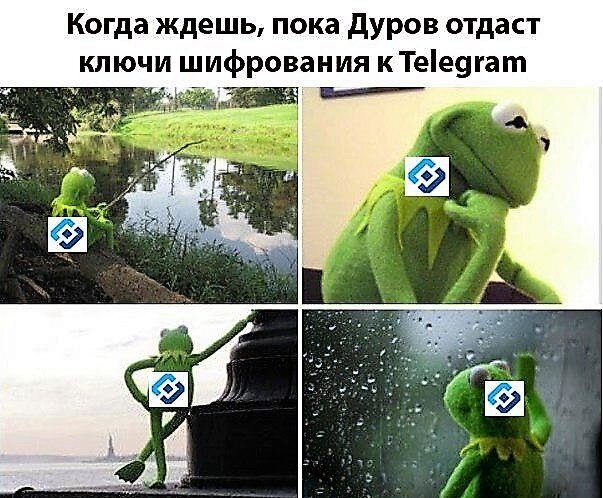 "Когда ждешь, пока Дуров отдаст ключи шифрования к Telegram"