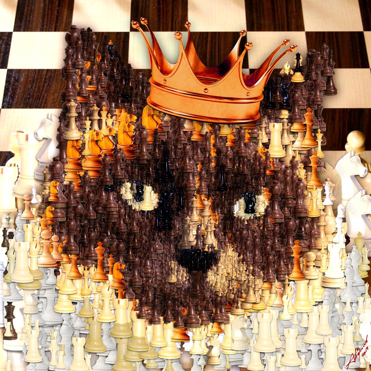 Шахматный кот символизирует четверолапого спутника четвёртого чемпиона мира по шахматам Александра Алёхина