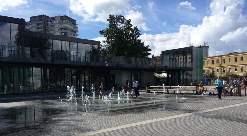 Интерактивный фонтан