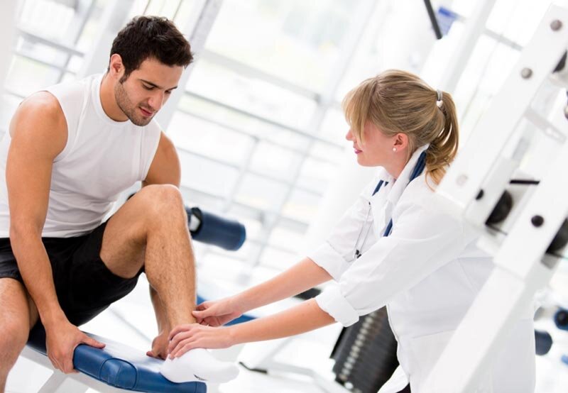 Спортсмен после травмы