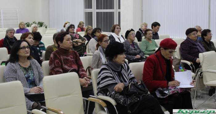 На третьей лекции в этом учебном году. Фото Саши Май