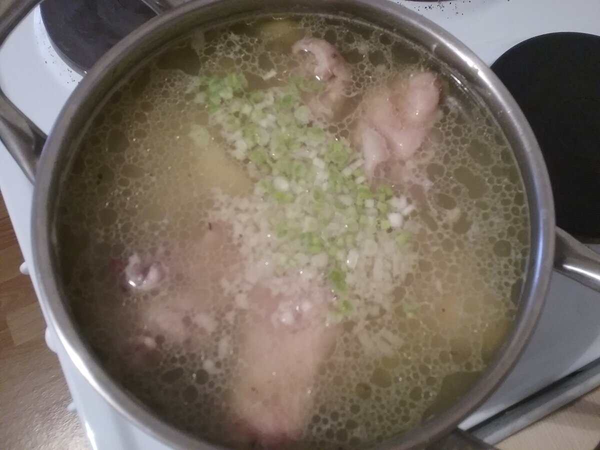 Картофельный супчик с курицей