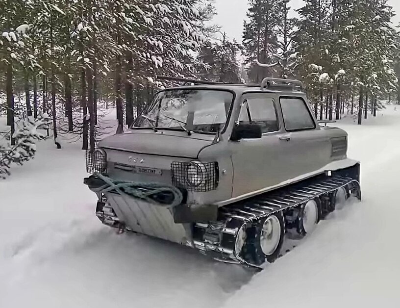 Самодельный гусеничный вездеход «Марс-3». Фото и описание процесса постройки — l2luna.ru