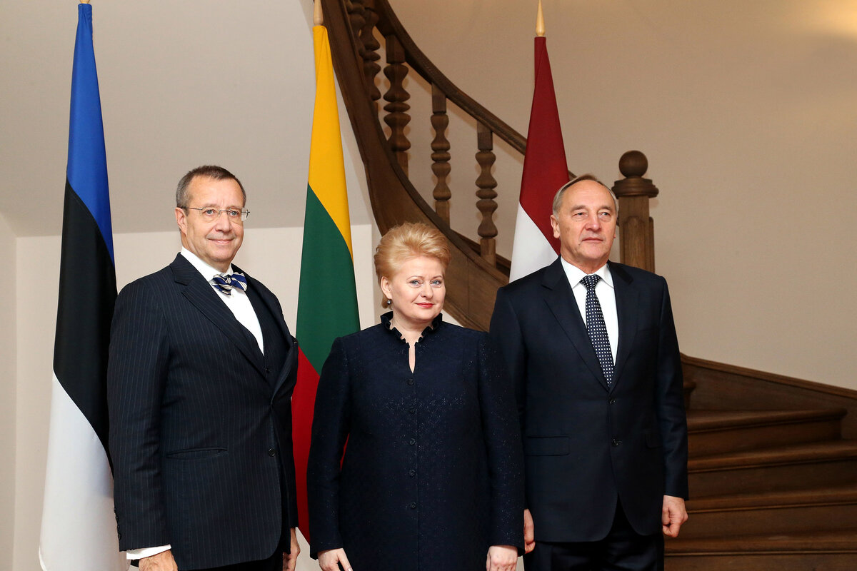 Главы прибалтийских стран