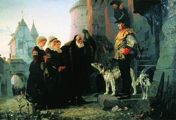 В. Поленов. Право господина