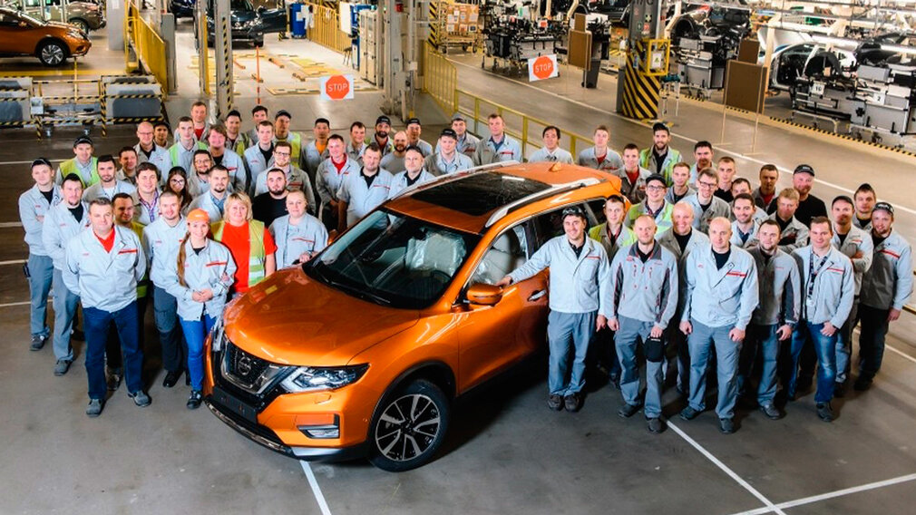 Первая модель Nissan Qashqai российской сборки сошла с конвейера 7 февраля 2019 года