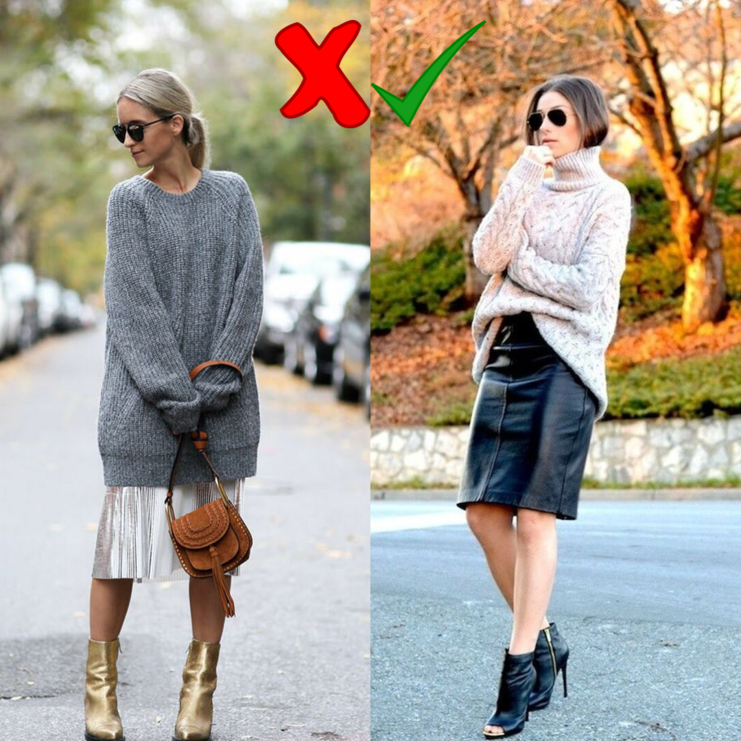 Как носить свитер-oversize: важные правила, которые стоит знать, чтобы не испортить фигуру