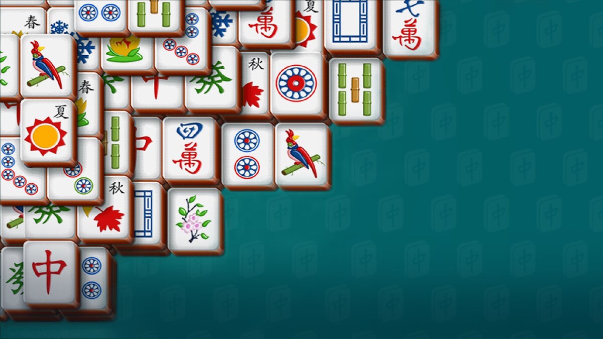 Пасьянс маджонг — настольная игра для одного человека, по структуре и игровому процессу похожа на карточный пасьянс, играется с помощью набора фишек азиатской азартной игры маджонг.-2