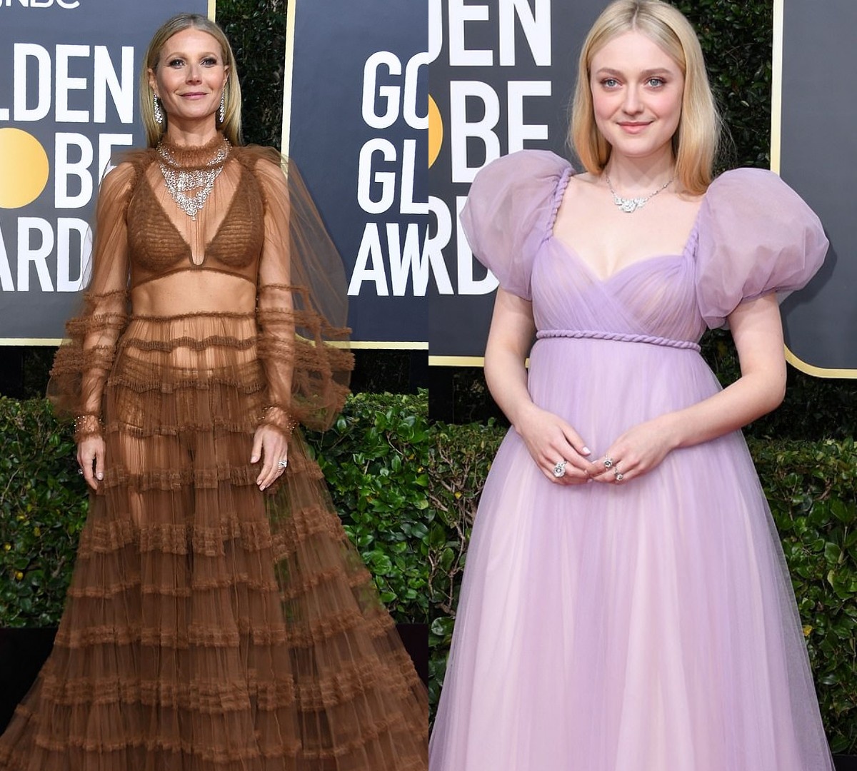 Гвинет Пелтроу и Дакота Фаннинг