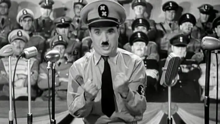 Кадр из речи Хинкеля