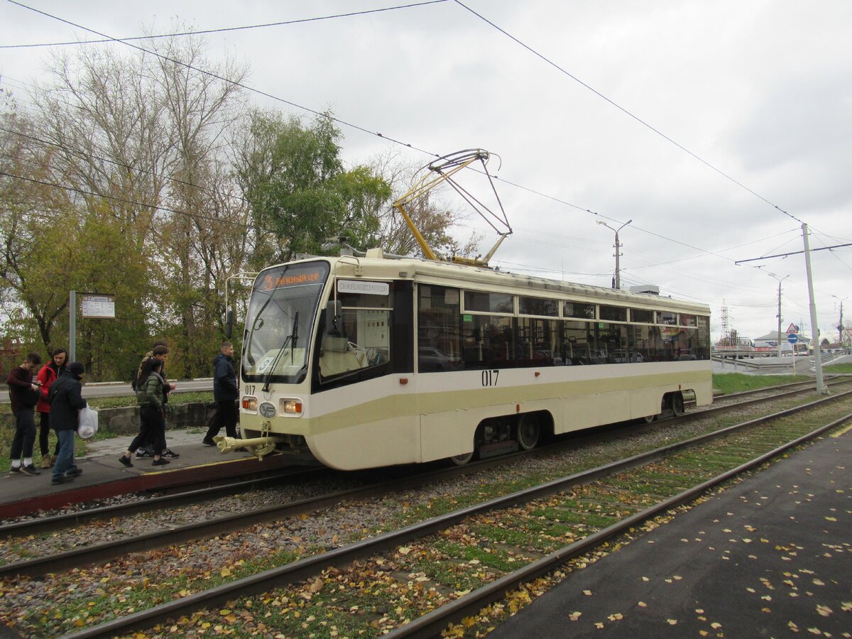 Трамвайный вагон 71-619КТ в Коломне