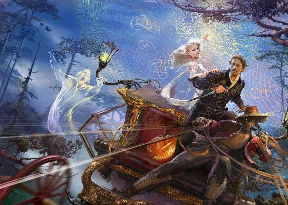 Иллюстрация к одной из книг цикла