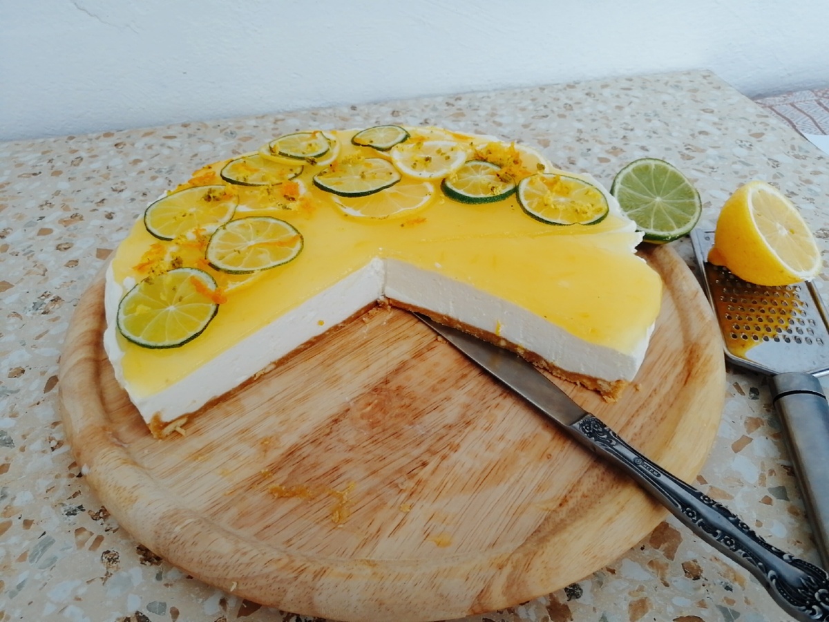 Лимонный чизкейк