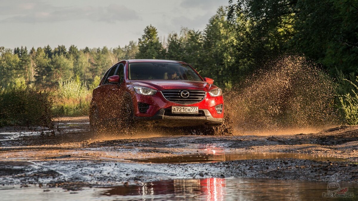 Mazda CX-5 по бездорожью. 