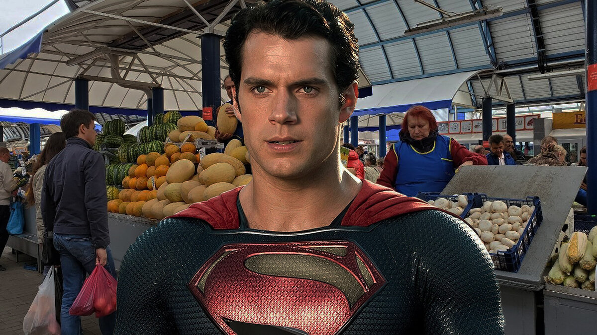 "Хорошо что умею летать" Супермен о съемках в Москве.