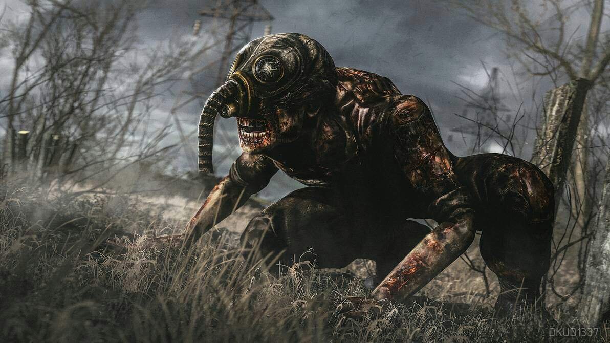 <снорк> порождение зоны, когда то это был человек, но сейчас...