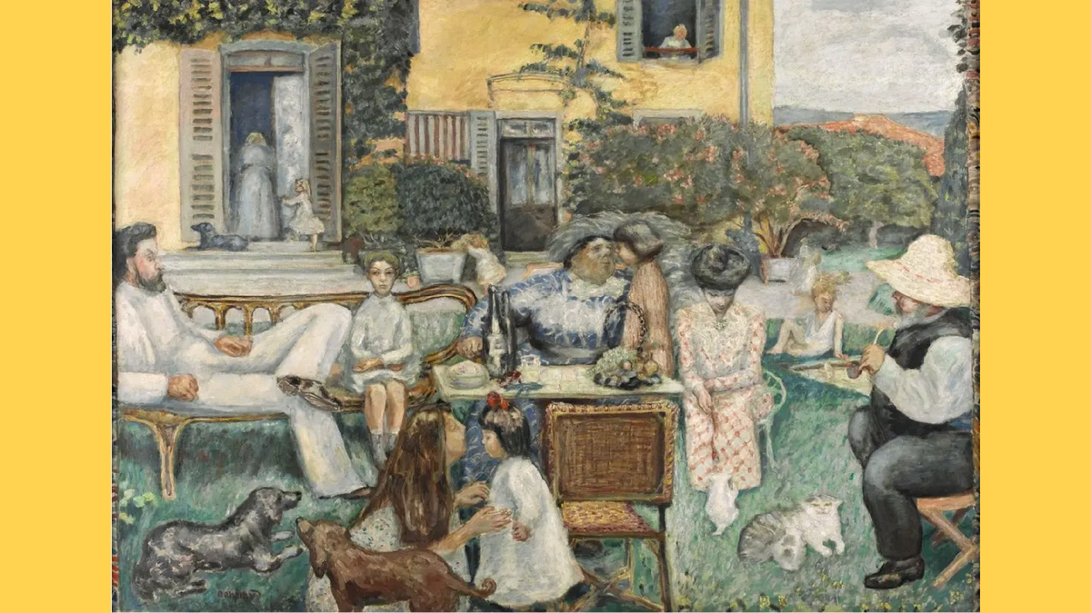 Пьер Боннар. Мещанский полдень. 1900. Орсе, Париж