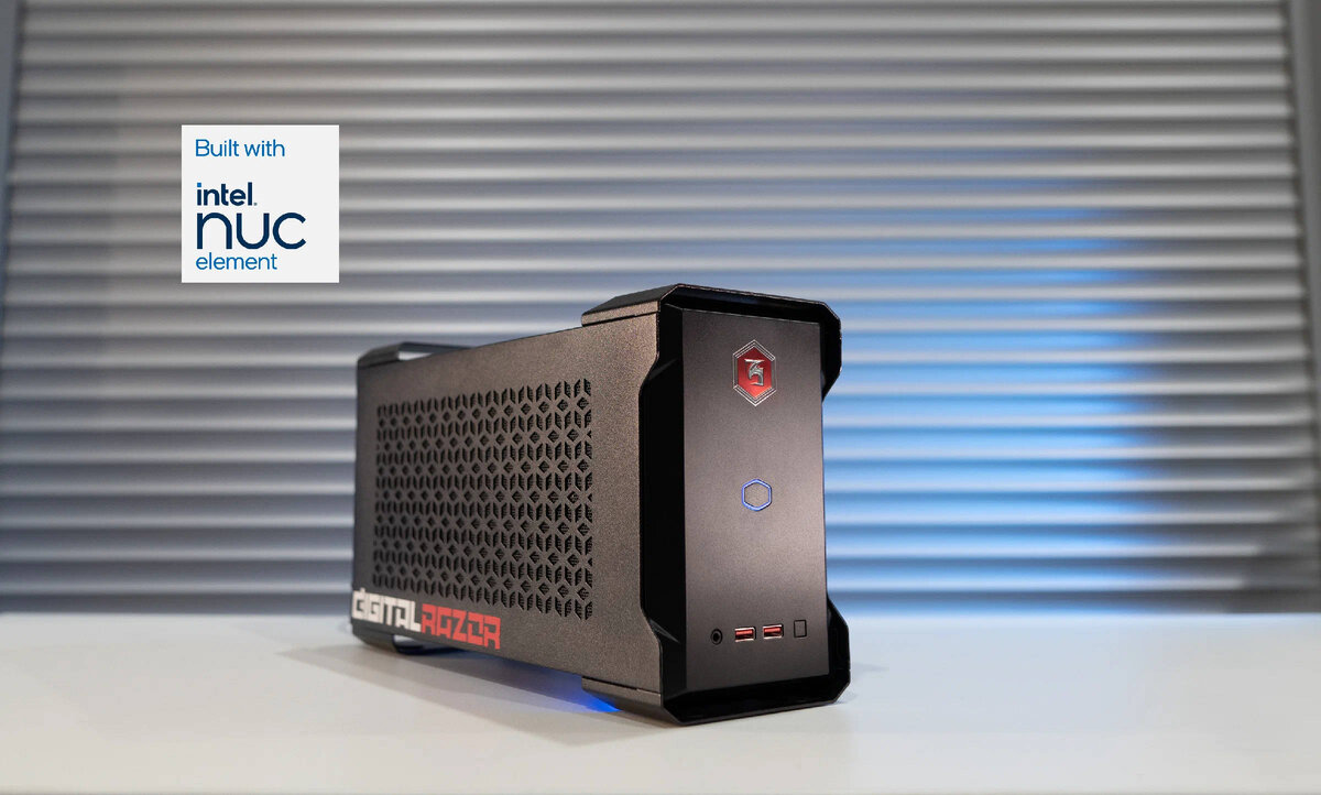 Рабочая станция DIGITALRAZOR NANO PRO на базе Intel NUC Elements и NVIDIA RTX A6000