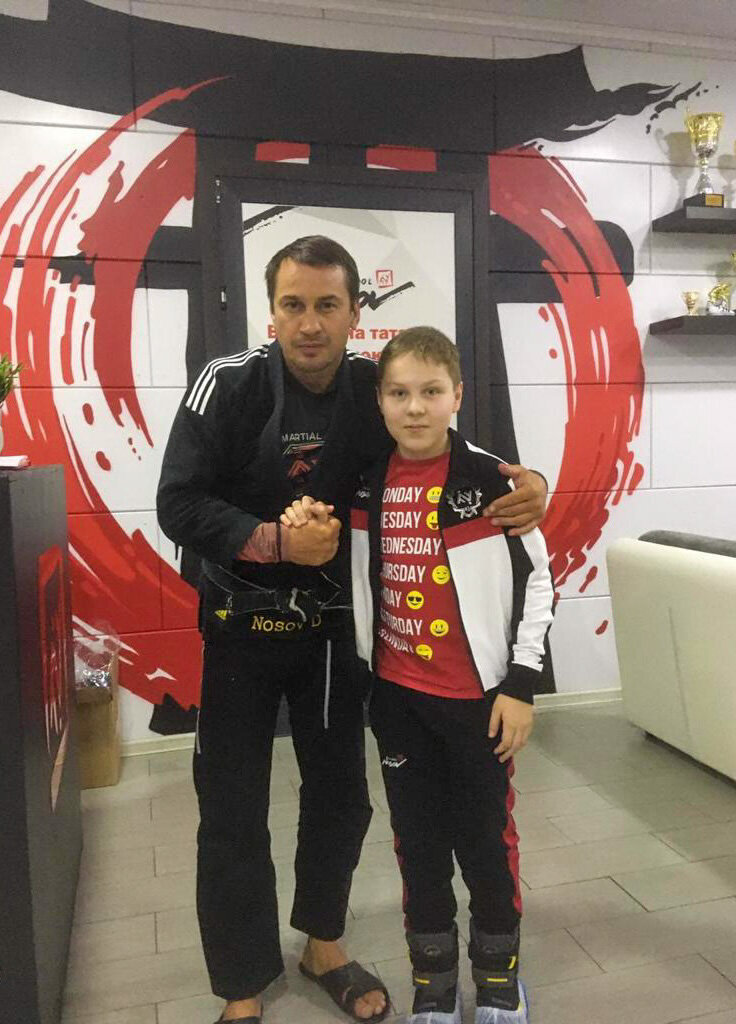 Иван с основателем школы Дмитрием Носовым