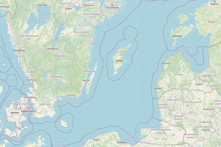 Остров Готланд в Балтийском море