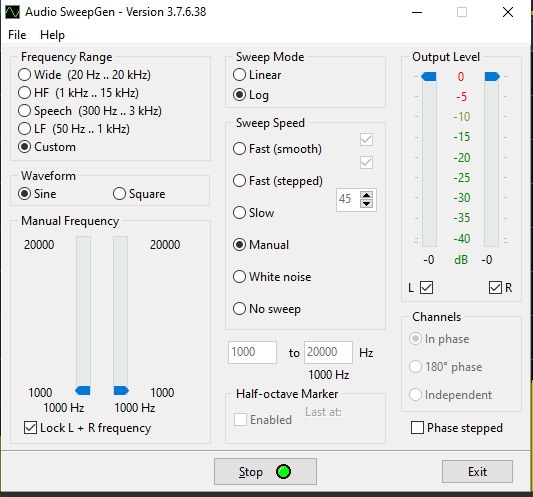 Измерение коэффициента нелинейных искажений. (USB осциллограф ISDS205A ...