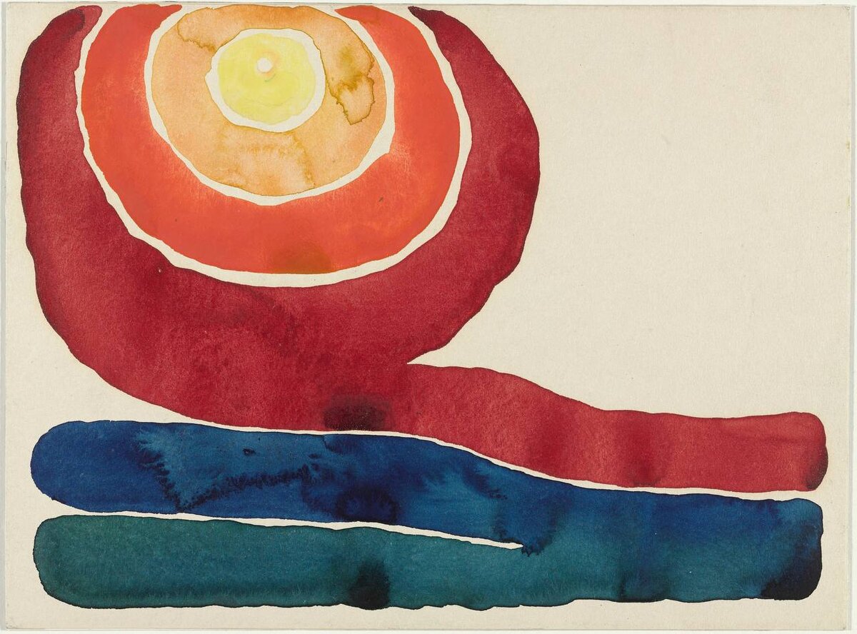 Джорджия О’КИФФ Вечерняя звезда. 1917 Фото: Georgia O’Keeffe Museum / Ars, New York
Источник: artnews.com
