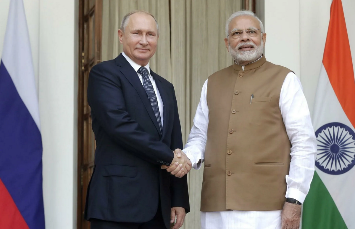 Президент России Владимир Путин и Премьер-министр Индии Нарендра Моди
(© cont.ws)