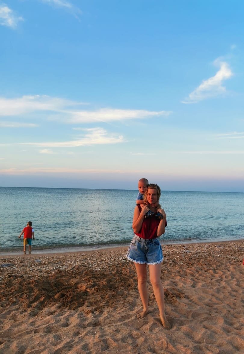 Закат на Азовском море