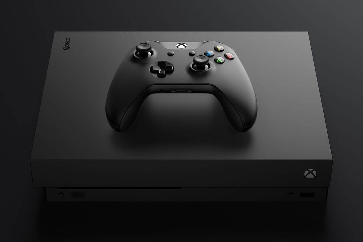 Что тут делает Xbox ONE X?